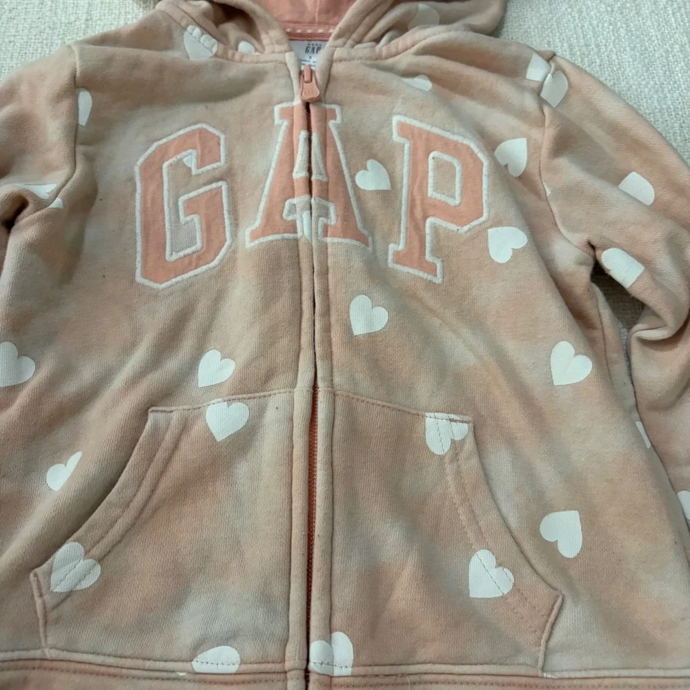Gap Kids Girls Bundle 5pc Hoodie Sequin Tees Dress Checkered Pants Sz 5 S
